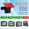 imageROVE 3M Sticky Mount for R24K R24K PRO and R24K Dual Dash Cams  1x 3M Adhesive Mount  1x Spare 3M Sticky  1x Electrostatic Film