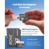 imageROVE PRO Micro SD Card microSDXC 128GB Memory Card with FullSize SD Adapter 100MBs Read Speed C10 U3 V30 4K A2 for Dash Cam Android Smart Phones Tablets Games1TB