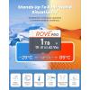 imageROVE PRO Micro SD Card microSDXC 128GB Memory Card with FullSize SD Adapter 100MBs Read Speed C10 U3 V30 4K A2 for Dash Cam Android Smart Phones Tablets Games1TB