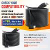 imageROVE Ultimate 12ft USBC Car Charging Power Cable R3 R24K USB C Port and R24K PRO Dash Cam  Check Compatibility Image Before Purchasing