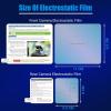 imageROVE Windshield Electrostatic Films 2PCs Front 11x95cm and 2 PCs Rear 6x55cm for R24K Dual Dash Cam ModelElectro Film Front  Rear  2x