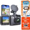 imageROVE R24K Dash Cam  Hardwire Kit  Ultimate 128 GB Micro SD Card