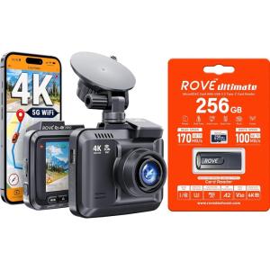 imageROVE R24K PRO Dash Cam  256GB Micro SD Card